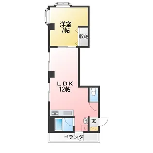 片倉建鉄ビル【3階】の間取り