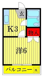 サンハイツ坂【2階】の間取り