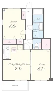 グランシャリオ(滋賀)【1階】の間取り