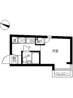 スカイコート都立家政【1階】の間取り