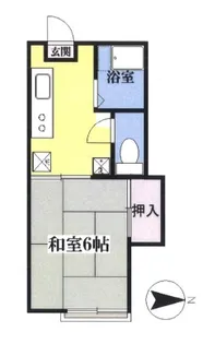 メゾンパークス【2階】の間取り