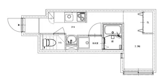 ソルナクレイシア雑司が谷【1階】の間取り