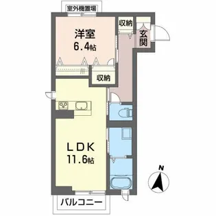 ベレオST【3階】の間取り