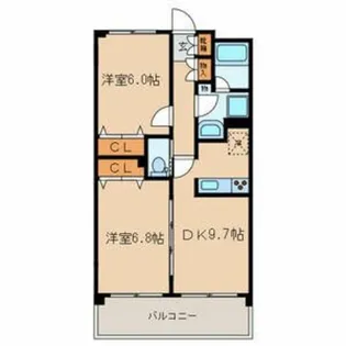 あるふぁII【3階】の間取り