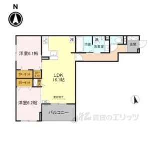 Fieldcourt【2階】の間取り