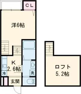 Signpost長崎外大前【2階】の間取り