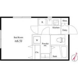 サリス万世町A棟【1階】の間取り
