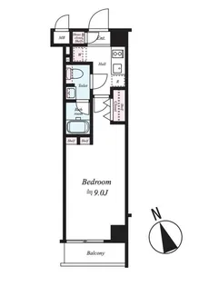 ARTESSIMO FERIO【2階】の間取り
