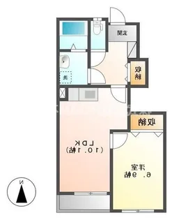 ミッシェルサンコート【1階】の間取り