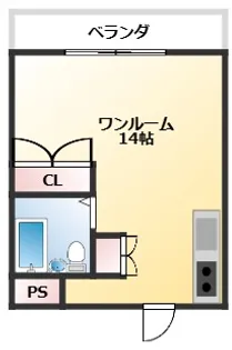 TTルネッサンス【2階】の間取り