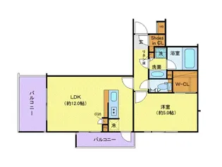 シーフォルム東新宿II【2階】の間取り