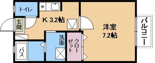 プリシェールキャッスル A棟【1階】の間取り