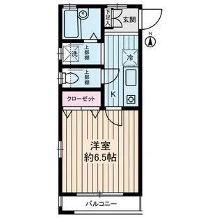 ハイツ中川【1階】の間取り