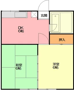 エスポワールサザン鴨宮【1階】の間取り