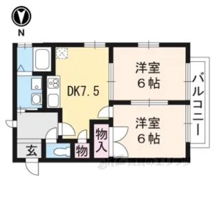 キャロット2【2階】の間取り