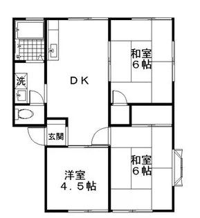 ブルーハイツI【2階】の間取り