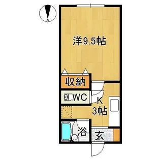 メゾン菊谷【2階】の間取り