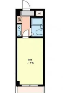 ラヴィエ新宿【1階】の間取り
