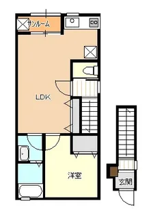 ソーヴィニヨン・ブランIII【2階】の間取り