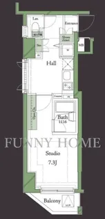 HF明大前レジデンス【4階】の間取り