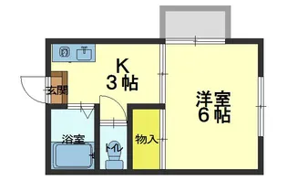 メゾンシェモア A棟【1階】の間取り