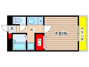 レジデンスAOI【3階】の間取り