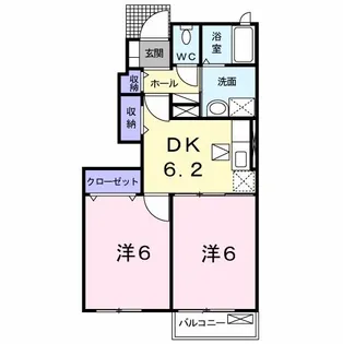 サニー・ハウス【1階】の間取り