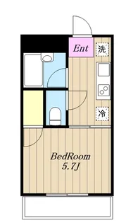 リエス伊勢原【0】【3階】の間取り
