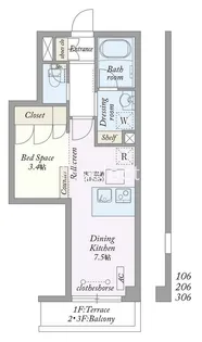 MyStyle vintage成田囲護台【1階】の間取り