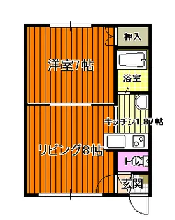 コーポイケダ【2階】の間取り