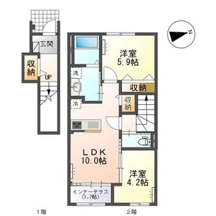 シェリール【2階】の間取り