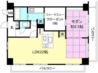 藤和向ヶ丘遊園コープ【2階】の間取り