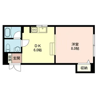 リトルロックII【3階】の間取り