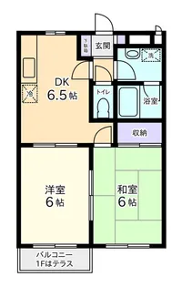 ベルフラット【1階】の間取り
