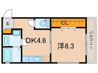 Amenity Heights【3階】の間取り