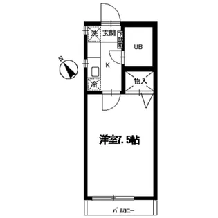 ウィステリア桜上水【2階】の間取り