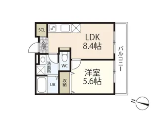 ソフィアコート海田昭和町Annex【3階】の間取り