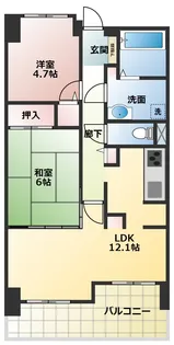 二階堂パークホームズ【2階】の間取り
