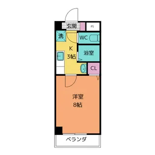 ヤマトマンション昭和橋【5階】の間取り