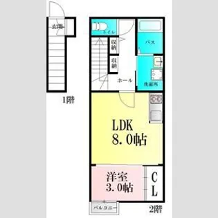 プログレス【2階】の間取り