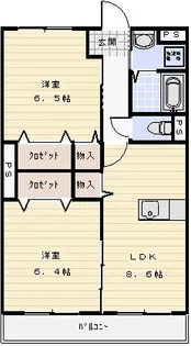 フォーレスト【1階】の間取り
