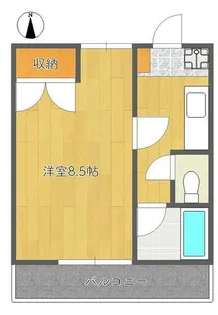 フラットセキグチ【1階】の間取り