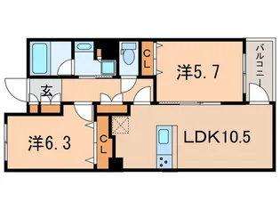 レジディアタワー上池袋【4階】の間取り