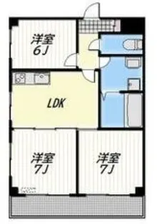 Flat I(フラットアイ)【2階】の間取り