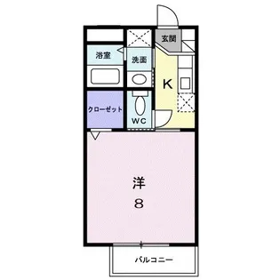 ヴィラ・シャルマン【2階】の間取り