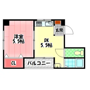 コーエーハイム【2階】の間取り