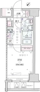 ジェノヴィア横浜関内スカイガーデン【3階】の間取り