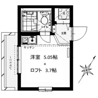アンブランシュ【1階】の間取り