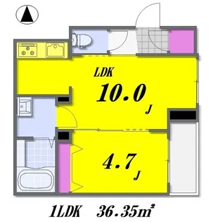 Bereoglanz氷川台~べレオグランツヒカワダイ~【3階】の間取り