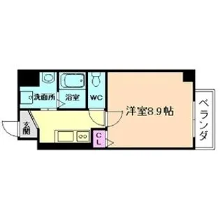 RB桑津【6階】の間取り